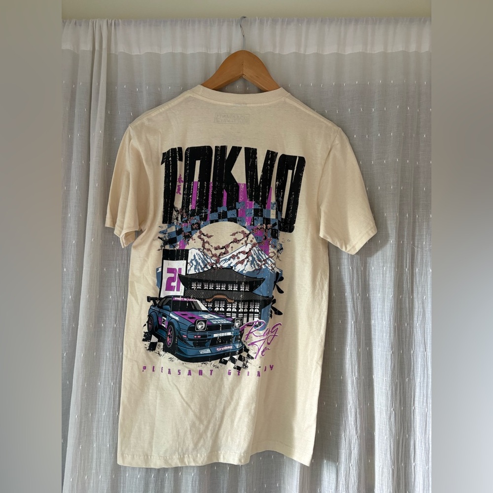 Tokyo Graphic Beige Men's Shirt